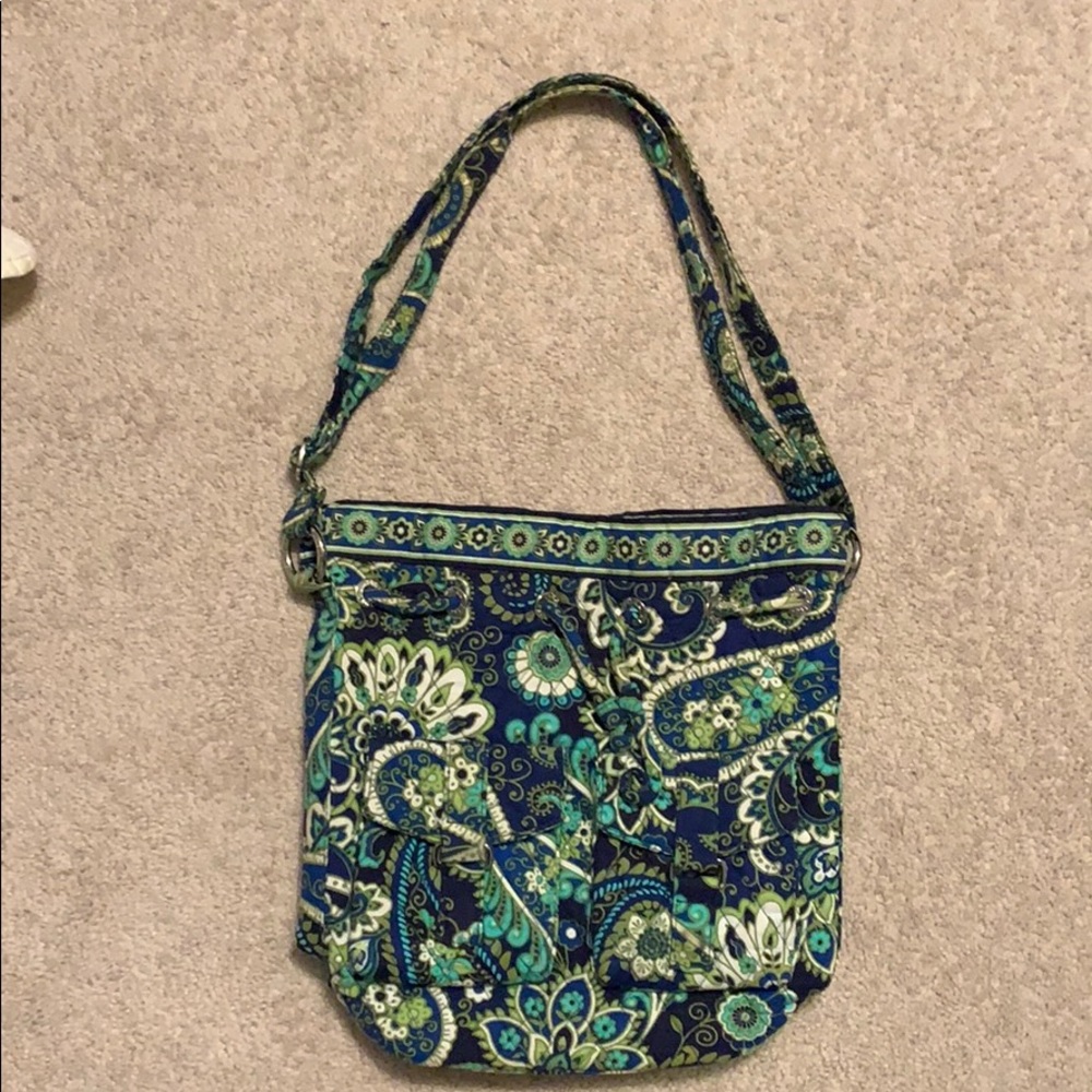 Vera Bradley Drawstring Crossbody Rhythm & Blues